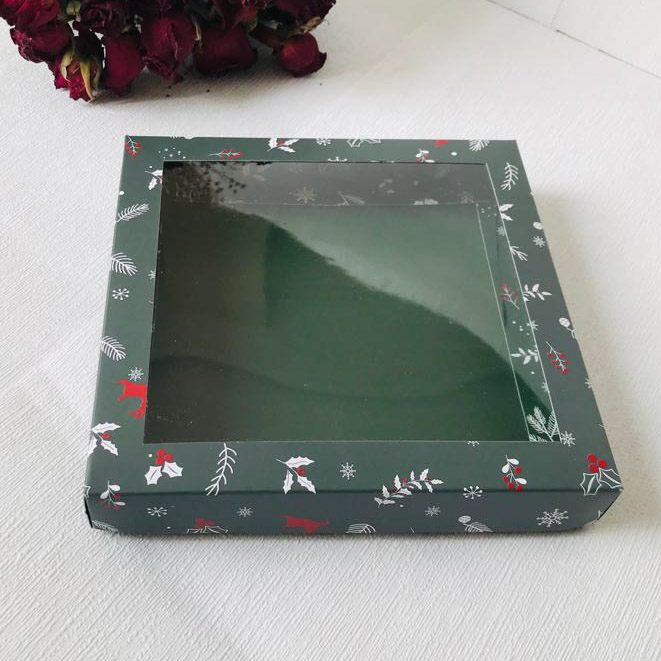20x20x3 Pencereli Karton Kutu — galeri görseli